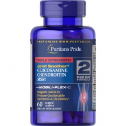 Glukozamina Chondroityna MSM / 60 tab  Puritans Pride