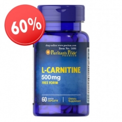 L-Karnityna 500 mg / 60 tab   Puritans Pride