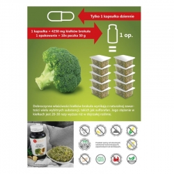 Kiełki brokuła - ekstrakt 10:1 - 120 kapsułek