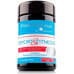 ProbioBALANCE, Probiotyk Sport & Fitness Balance 30 mld. x 30 vege caps  Aliness