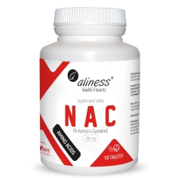 NAC N-Acetyl-L-Cysteine 190 mg (1/2 tab) x 100 tab. - Aliness