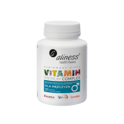 Premium Vitamin Complex dla mężczyzn x 120 tabletek VEGE  - Aliness