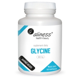 GLYCINE 800 mg x 100 vege caps - Aliness