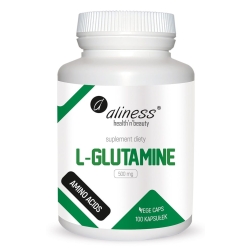 L-Glutamine 500 mg x 100 Vege caps. - Aliness