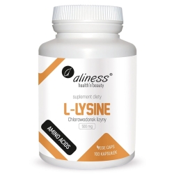 L-Lysine (chlorowodorek) 500 mg x 100 Vege caps. - Aliness