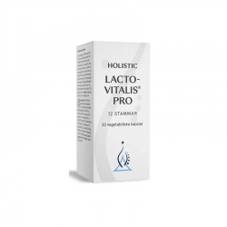 Holistic LactoVitalis PRO probiotyk dobre bakterie kwasu mlekowego ryboflawina B2 witamina C probiotyczne bakterie 12 szczepów