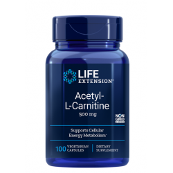 Acetylo-L-Karnityna Life Extension (100 kapsułek)