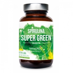 Organiczna Spirulina Super Green (proszek - 40 g) - suplement diety