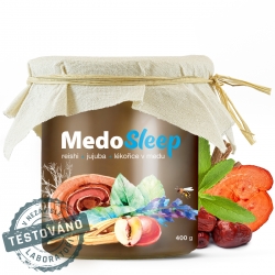 MedoSleep – reishi, jujuba i lukrecja w miodzie | MycoMedica 400g